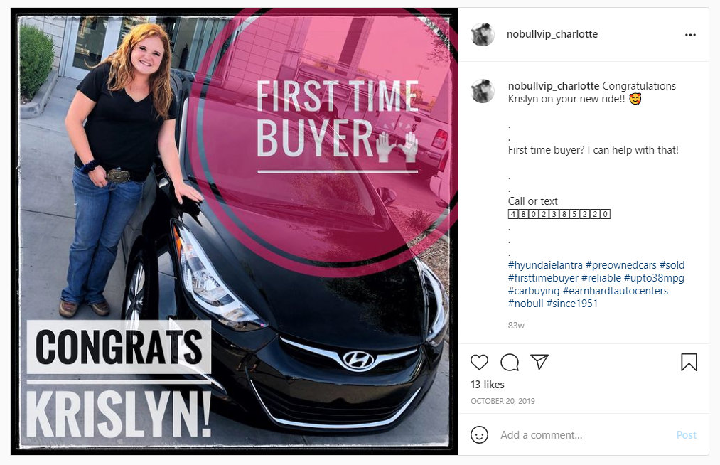 Auto dealer Instagram posts - Charlotte Price - Local and Social LLC (6)