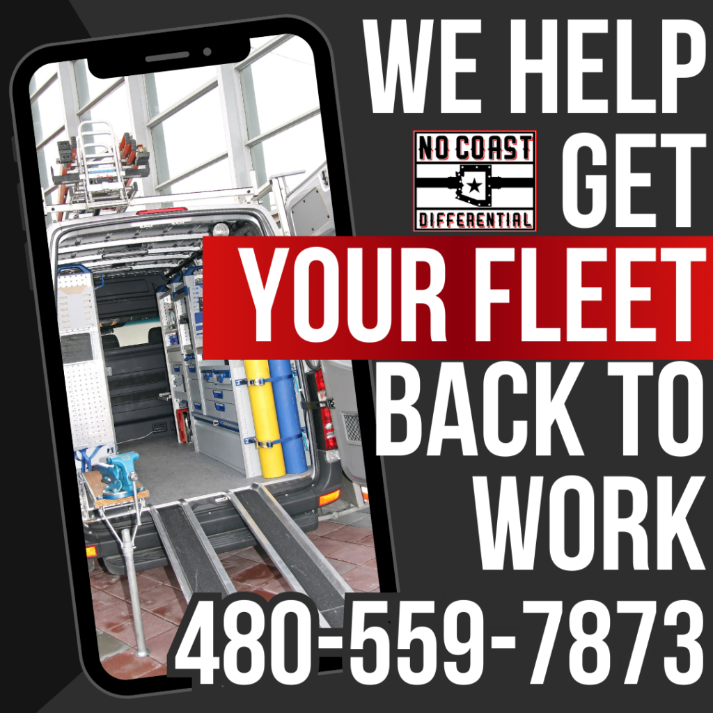 No Coast Differential in Tempe, AZ helps get your fleet vehicles back to work.